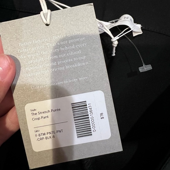 Everlane The Stretch Ponte Crop Pant - Picture 7 of 7